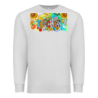 Dove Grey Best Teacher Ever Premium Sweatshirt - CowhideDigitalArt