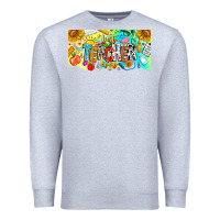 Heather Grey Best Teacher Ever Premium Sweatshirt - CowhideDigitalArt
