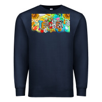 Navy Best Teacher Ever Premium Sweatshirt - CowhideDigitalArt