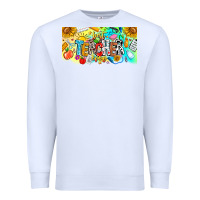 White Best Teacher Ever Premium Sweatshirt - CowhideDigitalArt