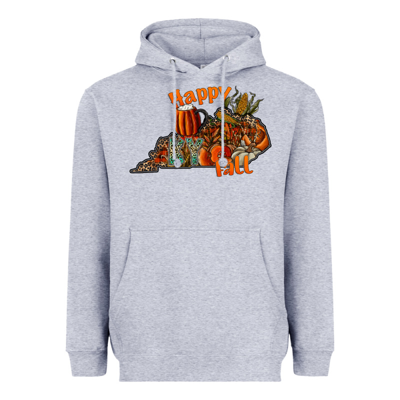 Happy Fall Heavyweight Hoodie by CowhideDigitalArt | Teevron