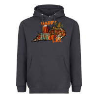 Smoke happy fall Heavyweight Hoodie - CowhideDigitalArt