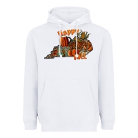 White happy fall Heavyweight Hoodie - CowhideDigitalArt