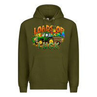 Army Green Loads of luck with tractor St. Patricks Day Premium Hoodie - FaDigitalArtStudio