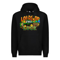 Black Loads of luck with tractor St. Patricks Day Premium Hoodie - FaDigitalArtStudio