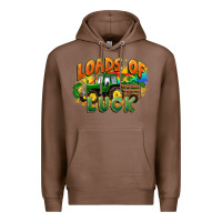 Chestnut Loads of luck with tractor St. Patricks Day Premium Hoodie - FaDigitalArtStudio