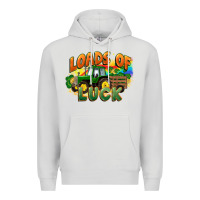 Dove Grey Loads of luck with tractor St. Patricks Day Premium Hoodie - FaDigitalArtStudio