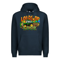 Navy Loads of luck with tractor St. Patricks Day Premium Hoodie - FaDigitalArtStudio