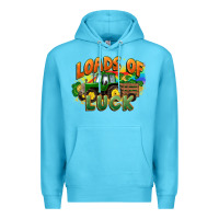 Ocean Blue Loads of luck with tractor St. Patricks Day Premium Hoodie - FaDigitalArtStudio
