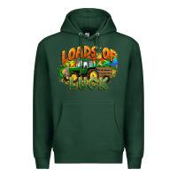 Sports Green Loads of luck with tractor St. Patricks Day Premium Hoodie - FaDigitalArtStudio