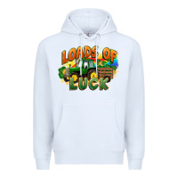 White Loads of luck with tractor St. Patricks Day Premium Hoodie - FaDigitalArtStudio