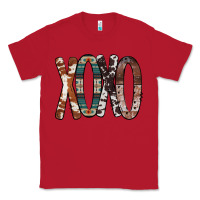 Red Xoxo Leopard Heart Classic Tee - Bettercallsaul