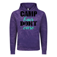 Cloud Purple Camp Hair Don't Care Black Vintage Hoodie - Bettercallsaul