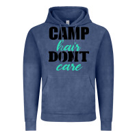 Vintage Denim Camp Hair Don't Care Black Vintage Hoodie - Bettercallsaul