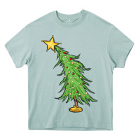 Arona trendy christmas tree Heavy Core Tee - MaliasSmallBusiness