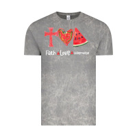 Cloud Rock Faith Love Watermelon Vintage Tee - Bettercallsaul
