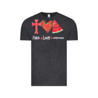 Vintage Black Faith Love Watermelon Vintage Tee - Bettercallsaul