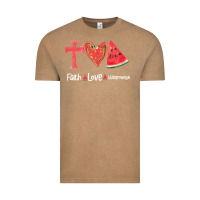 Vintage Coffee Faith Love Watermelon Vintage Tee - Bettercallsaul