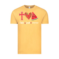 Vintage Mustard Faith Love Watermelon Vintage Tee - Bettercallsaul