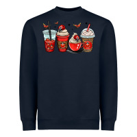 Ladybug Coffee Cups Heavyweight Sweatshirt | Teevron
