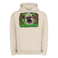 Pigment French Oak lucky heifer with glasses st patricks Urban Hoodie - Artiststas