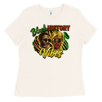 Bone black history vibes Ladies Tee - NancyCooperArtShop