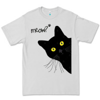 Black Cat Day Halloween Black Cat Meow Premium Tee | Teevron