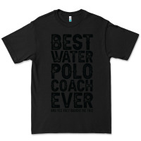 Black Best Coach Ever And Bought Me This Water Polo Coac Premium Tee - tuanDangUi