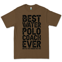 Cacao Best Coach Ever And Bought Me This Water Polo Coac Premium Tee - tuanDangUi