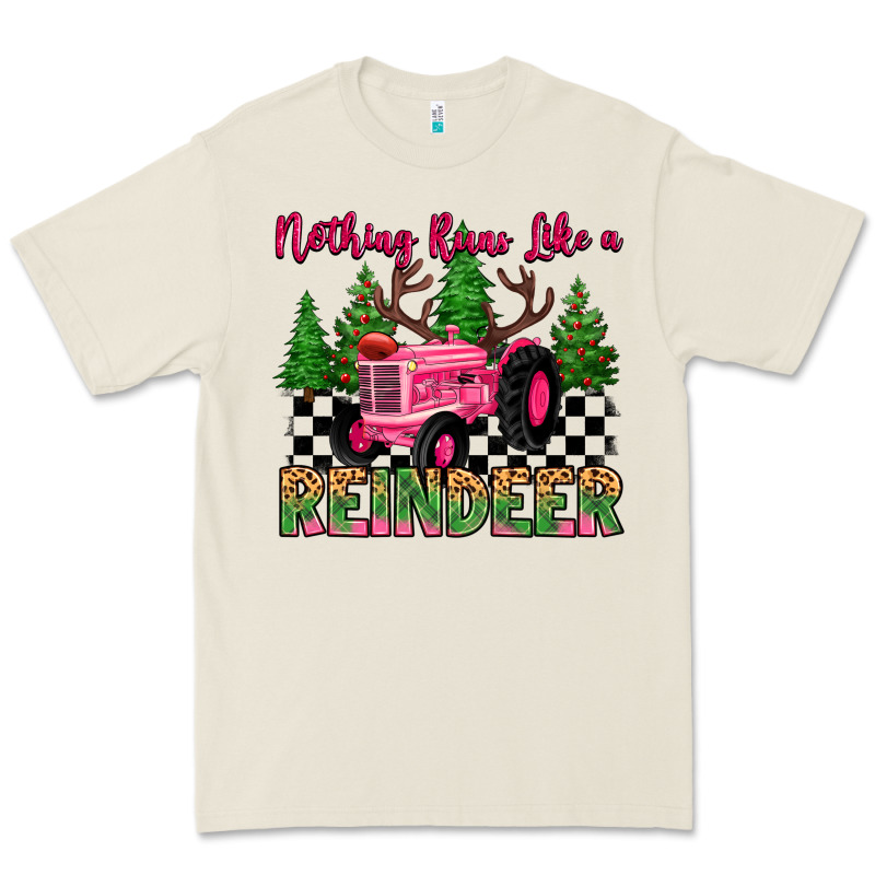 Nothing Runs Like A Reindeer Premium Tee by MaliasSmallBusiness | Teevron