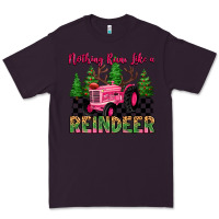 Plum nothing runs like a reindeer Premium Tee - MaliasSmallBusiness