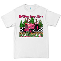 White nothing runs like a reindeer Premium Tee - MaliasSmallBusiness