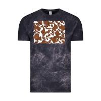 Cloud Black distressed chocolate milkshake cowhide Vintage Tee - RanaPortraitStore