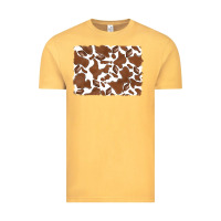Vintage Mustard distressed chocolate milkshake cowhide Vintage Tee - RanaPortraitStore