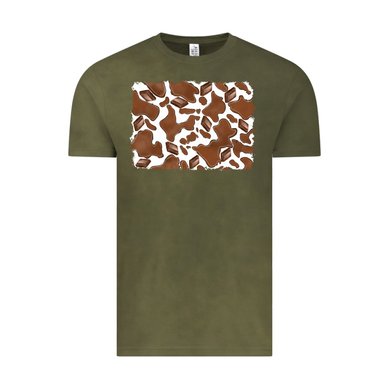 Distressed Chocolate Milkshake Cowhide Vintage Tee by RanaPortraitStore | Teevron