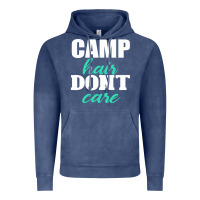 Vintage Denim Camp Hair Don't Care Black Vintage Hoodie - Bettercallsaul