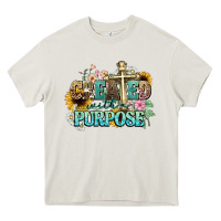 Cream created with a purpose Heavy Core Tee - NancyCooperArtShop