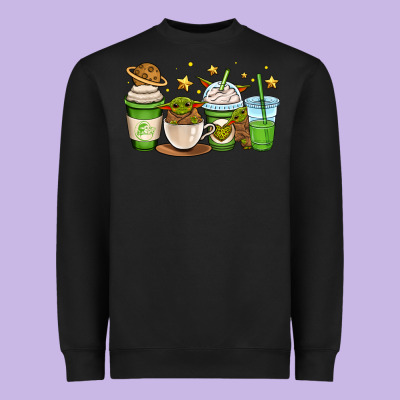Fantastic Movie Character Coffee Cups Heavyweight Sweatshirt Designed By Oliviacreatesart