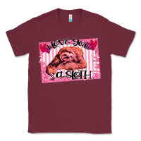 Burgundy Valentine Sloth Classic Tee - Bettercallsaul