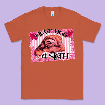 Valentine Sloth Classic Tee Designed By Bettercallsaul