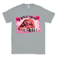 Heather Grey Valentine Sloth Classic Tee - Bettercallsaul