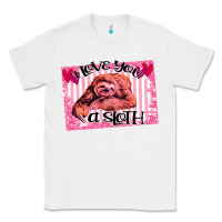 White Valentine Sloth Classic Tee - Bettercallsaul