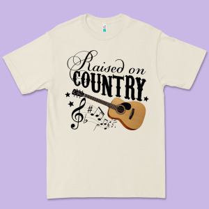 Raised On Country Country Life Country Music Lover Premium Tee Designed By Tuandangui