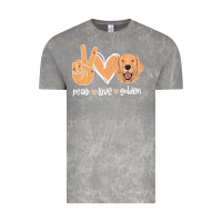 Cloud Rock Peace Love Golden Vintage Tee - Bettercallsaul