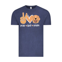 Vintage Denim Peace Love Golden Vintage Tee - Bettercallsaul