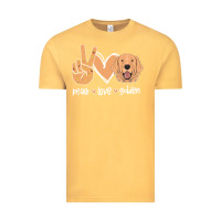 Vintage Mustard Peace Love Golden Vintage Tee - Bettercallsaul