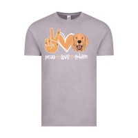 Vintage Zinc Peace Love Golden Vintage Tee - Bettercallsaul