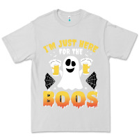Dove Grey i'm just here for the boos halloween costume gift Premium Tee - tuanDangUi