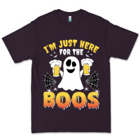Plum i'm just here for the boos halloween costume gift Premium Tee - tuanDangUi