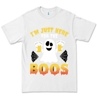White i'm just here for the boos halloween costume gift Premium Tee - tuanDangUi